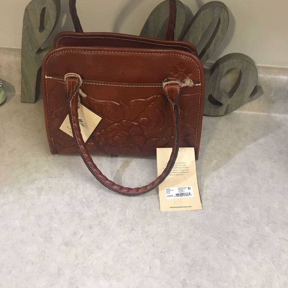 Patricia Nash satchel and matching wallet